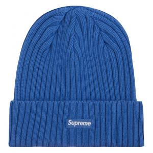 Выкрашенная в технике овердай бейни SS23 Supreme, синий