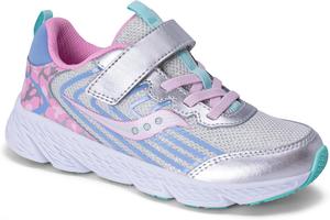 Кроссовки Saucony Wind 3.0 с альтернативной застежкой, подходящие как для мужчин, так и для детей, серебро