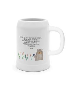 Пивная кружка Otter Stein с надписью белого цвета Mr. & Mrs. Panda