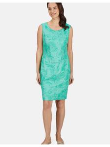 Платье до колена WHITE LABEL , зеленый