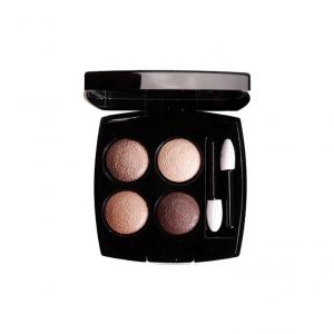 CHANEL Тени для век пудровые, ограниченная серия, четыре цвета, легко растушевываются, стойкие, ivory white, lilac, mocha pink, 2г