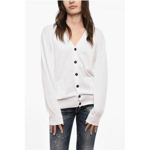 Белый хлопковый кардиган Dsquared2, White