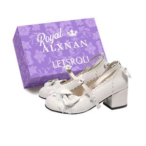 Alxnan Туфли Мэри Джейн женские бежевые/розовые/синие