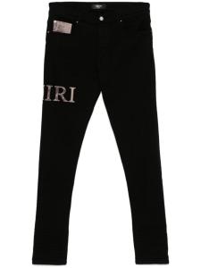 AMIRI джинсы Snake Logo, черный