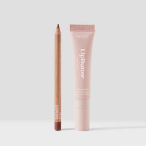 Набор Kylie Cosmetics Lip Butter & Precision Pout Lip Liner Duo, nude beige/saturn