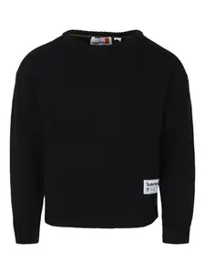 Джемпер с логотипом Timberland Kids, черный