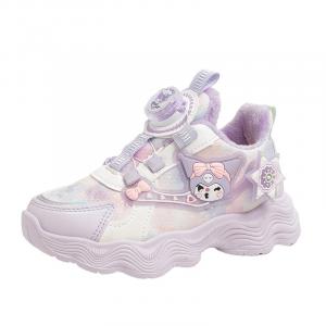 Теплая детская обувь для повседневной жизни TONYBEAR, фиолетовый