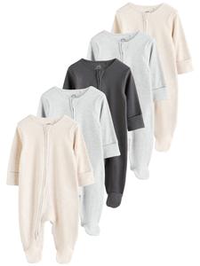 Пижама Next, Light Beige/Light Grey/Mottled Black