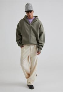 Толстовка на молнии PROHIBITED, зеленый