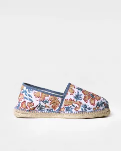 Эспадрильи унисекс на плоской подошве из набивной ткани Toni Pons, цвет Crudo