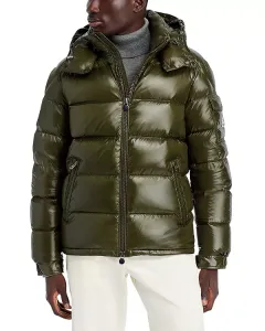 Пуховая куртка Майя Moncler, зеленый