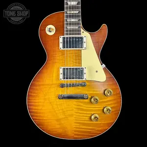 Gibson Custom Dealer Select 1959 Les Paul Chambered медленно выцветающий цвет «ледяной чай» VOS с футляром 943479