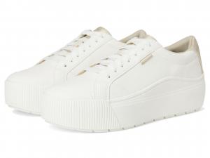 Кроссовки Dr. Scholl's Time Off Max Platform Sneaker, цвет White Gold Faux Leather