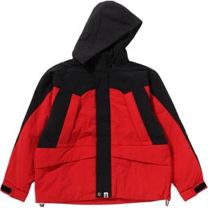 A BATHING APE Бейп утепленная нейлоновая куртка для сноуборда, Red