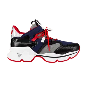 Кроссовки Christian Louboutin Red Runner 'Black Navy', черный