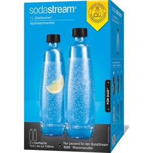Стеклянная бутылка ДУО 1л SodaStream, 2 шт.