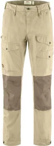 Fjällräven Мужские походные брюки Fjallraven Vidda Pro Ventilated - прочные, дышащие, ветро- и водонепроницаемые треккинговые брюки, Fossil/Suede Brown