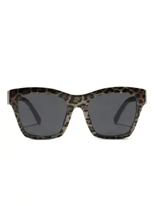 Солнцезащитные очки в квадратной оправе Dolce & Gabbana, коричневый