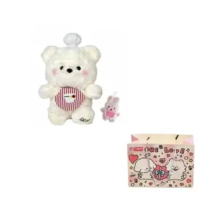 Ten Thousand Children's Music Шефская шапка розовый слюнявчик плюшевый мишка кукла