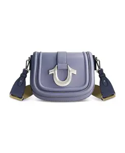 Saddle Bag сумка с золотой фурнитурой True Religion, синий