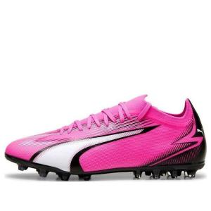Кроссовки ultra match mg track shoes 'pink white black' Puma, черный