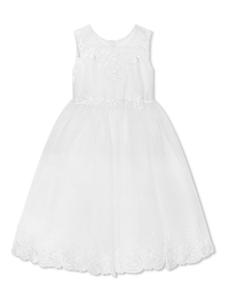 Расклешенное платье с вышивкой Sarah Louise, белый