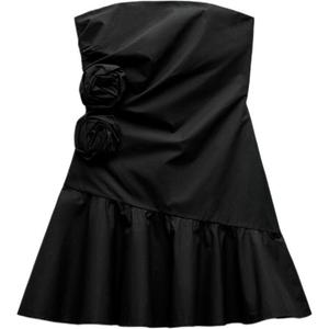 Платье без рукавов женское черное Zara