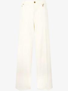 Брюки с принтом питона от Roberto Cavalli, нейтральный