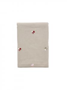 Södahl Рождественская скатерть с вышивкой в виде рождественских сердечек розового цвета