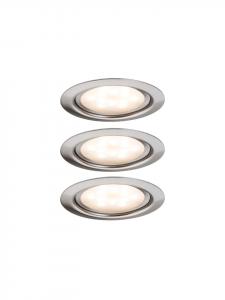 Встраиваемые светодиодные светильники для мебели Micro Line, комплект из 3 штук  Paulmann