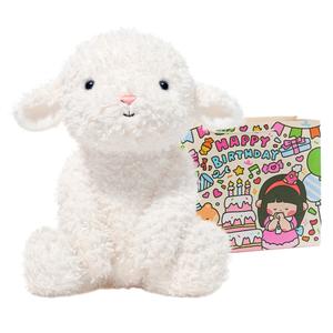 Милый и успокаивающий ягненок, мягкие и пушистые овечки плюшевые куклы высота 30см Dolls and bears dance