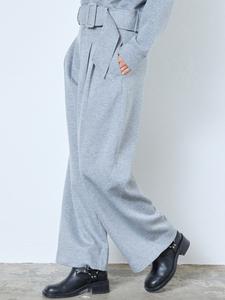 Co'couture Брюки Regular 'LanceCC Pleat' в крапчатом сером