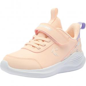 QIAODAN Детские хлопковые кроссовки с противоскользящей подошвой, износостойкие, розовые, фиолетовые, для детей 3-7 лет