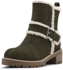 Женские ботильоны Blondo Margo, Olive Suede