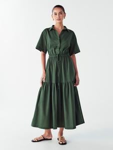 Платье-рубашка Willa EFFIE DRESS, оливковый