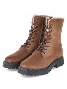 Коричневые ботинки на шнуровке Fräulein Frida