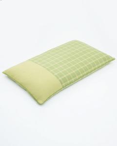 EDMILE Подушка из гречневой лузги для шеи с поддержкой тела и съемной наволочкой Green