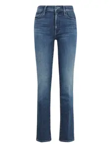 Джинсы с шлевками для пояса Mother, синий