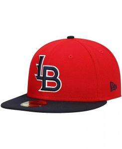 Мужская красная приталенная шляпа Louisville Bats Authentic Collection Team Home 59FIFTY New Era, красный