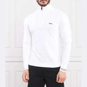 Свитер Zolet стандартного кроя Boss, белый