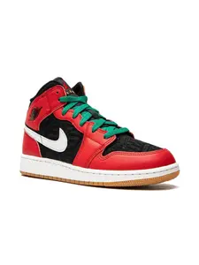 Кроссовки Air Jordan 1 Mid SE Jordan Kids, черный