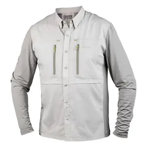 Рубашка с длинным рукавом Traper Fly Solar Pro, серый