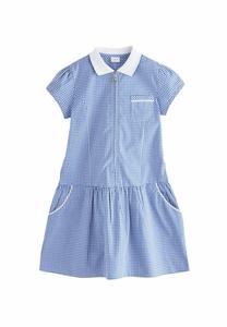 Дневное платье SCHOOL GINGHAM ZIP Next, цвет mid blue
