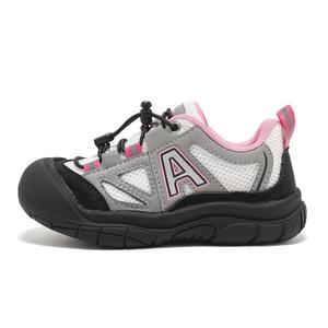 Нескользящие, легкие, амортизирующие, низкие, повседневные кроссовки для детей ABC KIDS, черный/розовый