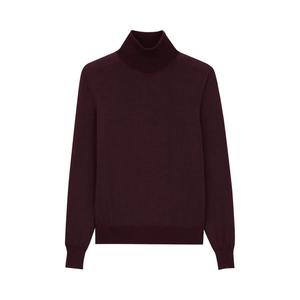 Свитер Saint Laurent Roll Neck Sweater, Bordeaux