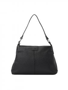 Сумка через плечо Hirsch, кожа, 29,5 см, черного цвета VLD VOi Leather Design