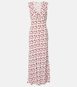 Длинное платье Josephine с цветочным принтом Faithfull, Hazy Rose Deep Red