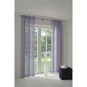 Штора LORCA с люверсами, 1 шт. Wirth, сиреневый