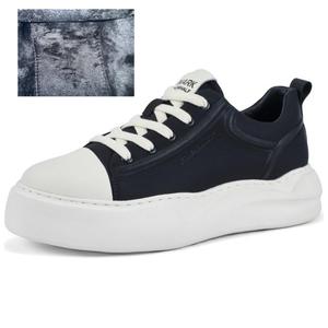 FAIRWHALE Белая Луна Коллекция противоскользящие износостойкие низкие кеды мужские - черно-белые (хлопок), цвет Black White (Cotton)