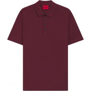 Поло SS25 мужская HUGO BOSS, темно-красный